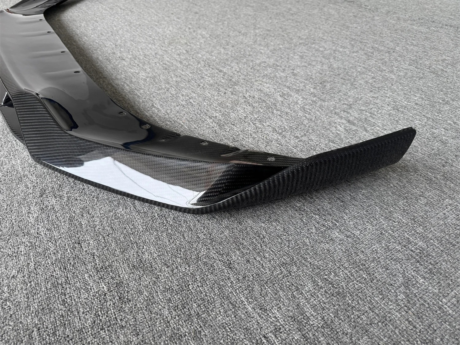 High Quality ALN Style Dry Carbon Fiber Front Lip Front Bumper Lip Front Bumper Spoiler for  5 Series G30 G38 2021-2023